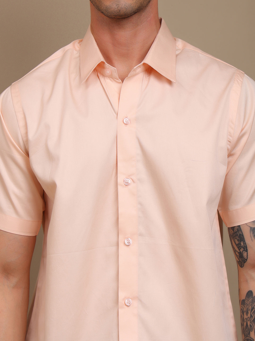 Stylish Shirt with Unique Colorful Patchwork Back Design