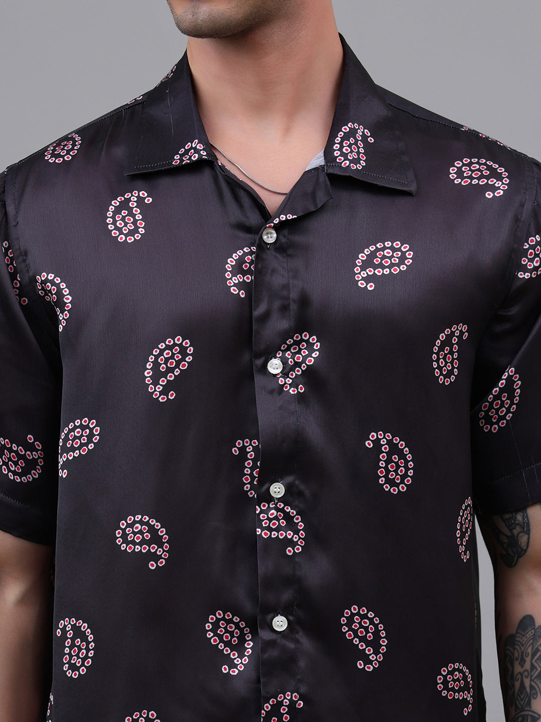 Chic festive Look with bandhani shirt