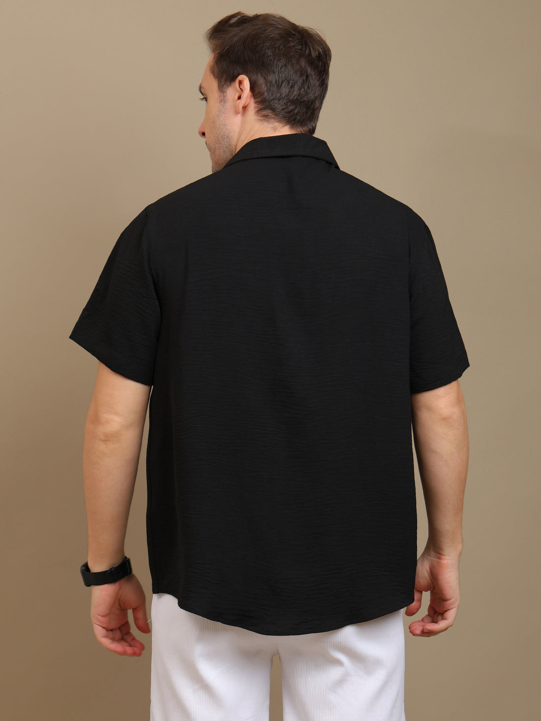 Classic Black Casual Shirt for Men