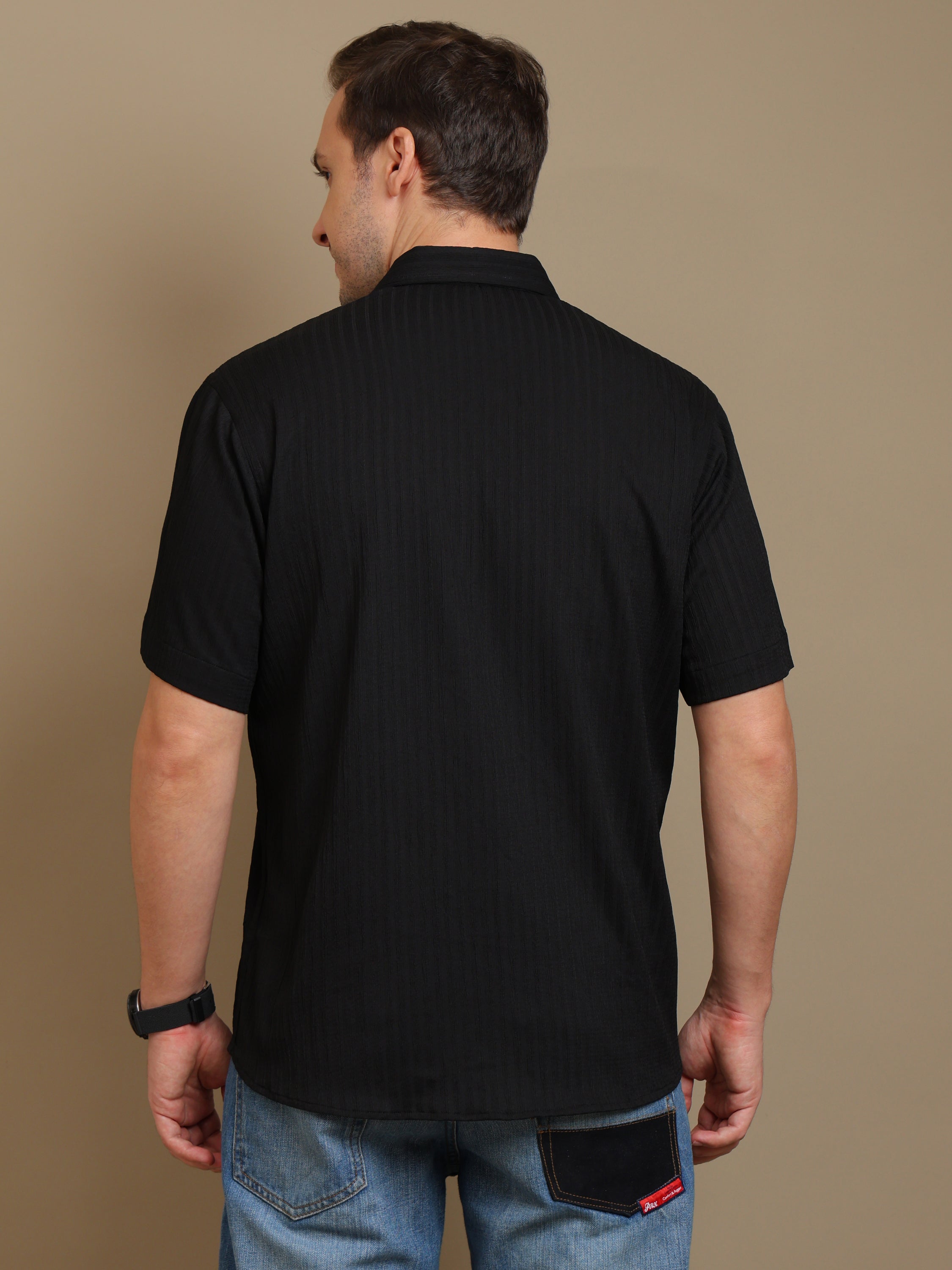 Noir Elegance: Premium Black Shirt for the Modern Man