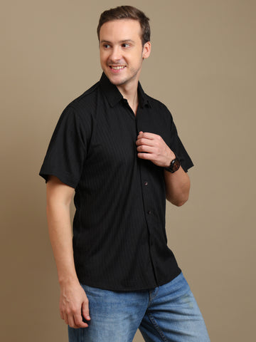 Noir Elegance: Premium Black Shirt for the Modern Man