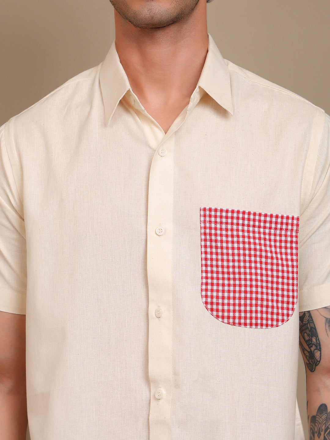 Stylish Shirt with Hand-Drawn Elephant Art