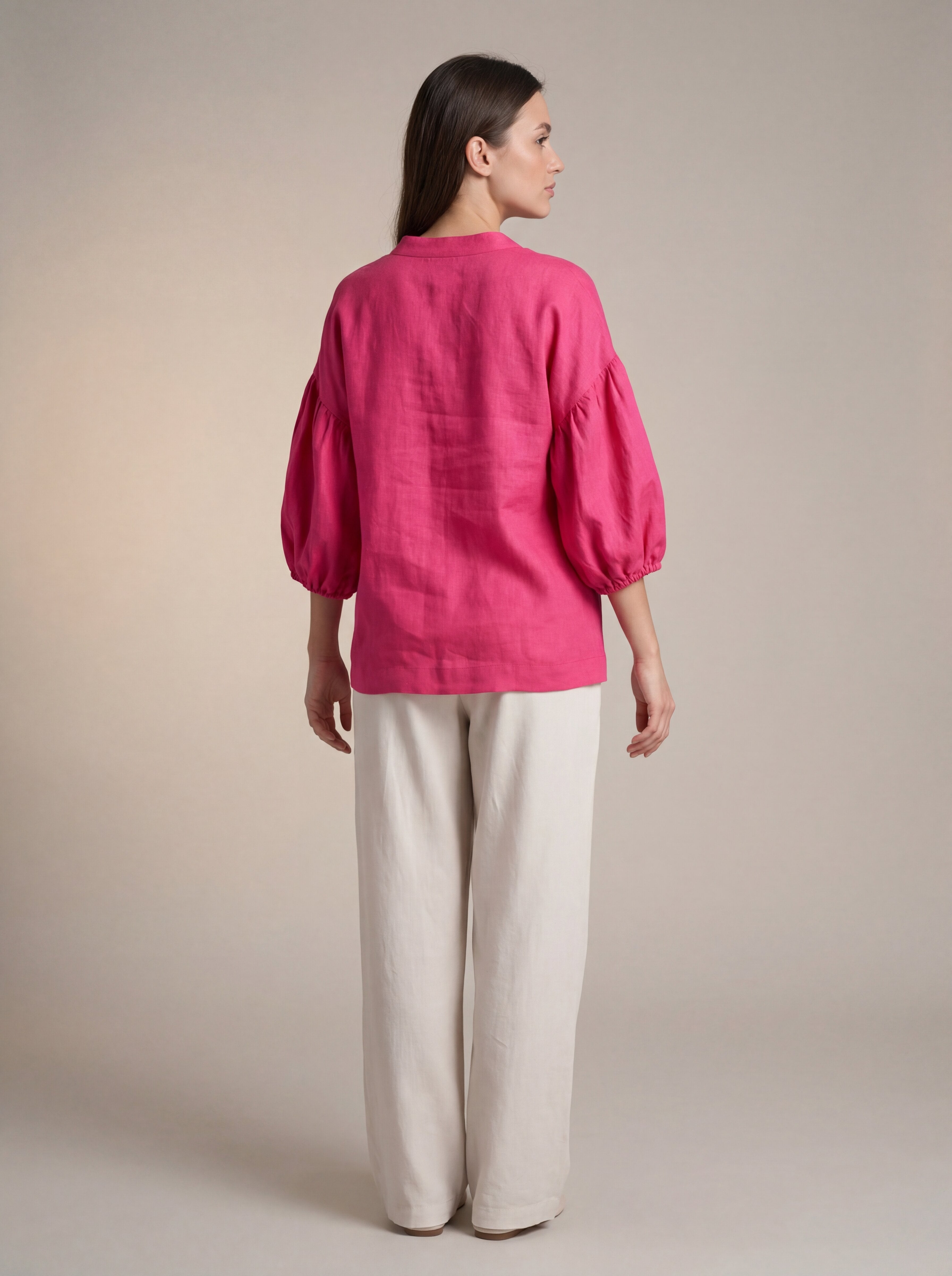 Pink 3/4 Sleeve Top