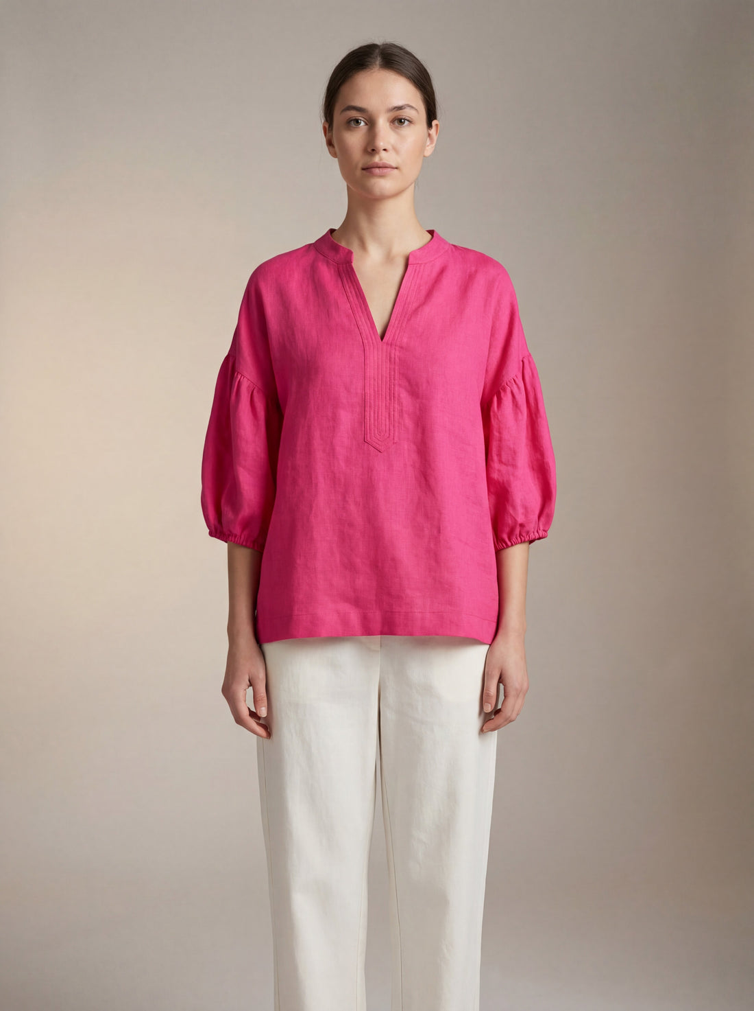 Pink 3/4 Sleeve Top